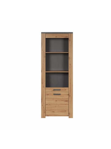 ebuy24 Vitrinenschrank Follow Eiche 73 x 40 cm