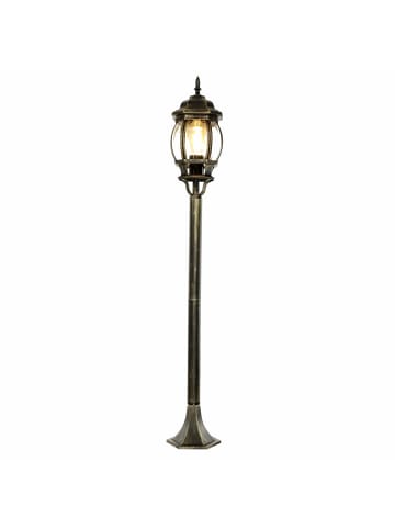 Licht-Erlebnisse Wegeleuchte Ø 15.5 x (H)115.5 cm in Gold Antik