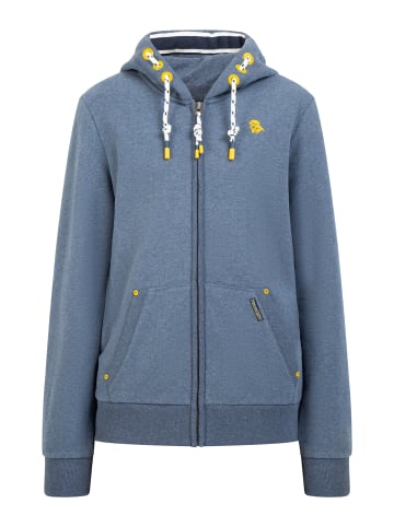 Schmuddelwedda Sweatjacke in Marine Melange