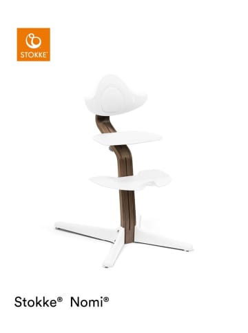 Stokke Nomi® Treppenhochstuhl Walnut white in Weiß ab 0 Monate