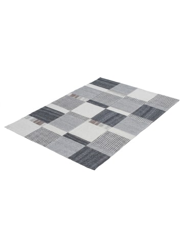 Kayoom Wohnzimmer Teppich – Patchwork Teppich Liana 210 160 x 230 cm in natur - rechteckig