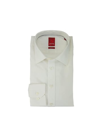 HATICO Langarm Freizeithemd für Herren in creme in creme
