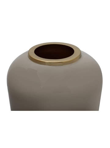 Kayoom Vase Esmeralda in Taupe / Gold