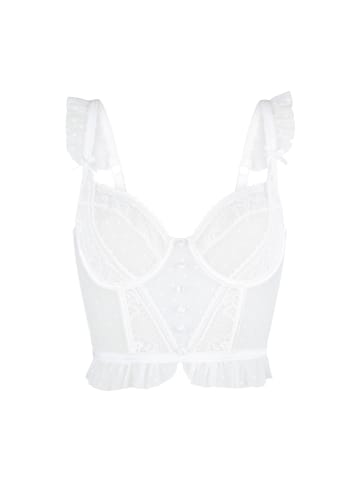 Linga Dore Bustier in Off white