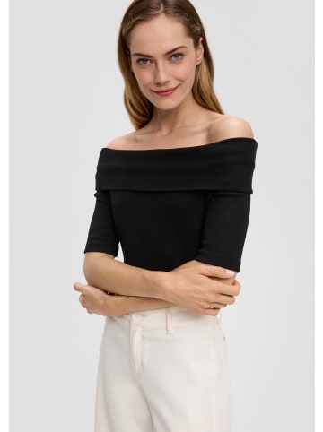 s.Oliver T-Shirt kurzarm in Schwarz