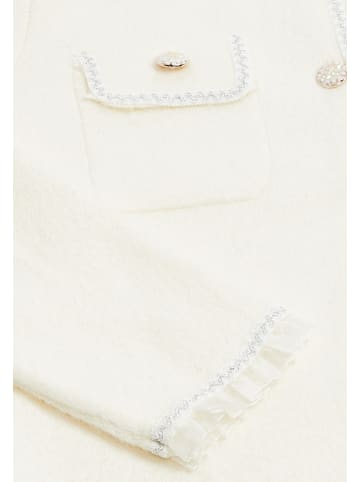 CARNEA Damen Strickjacke in Wollweiss