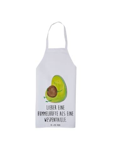 Mr. & Mrs. Panda Schürze Avocado Pfeifen mit Spruch in Weiß