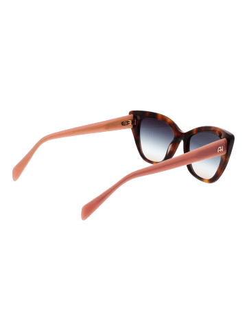 Ana Hickmann Frauen Sonnenbrille Katzenauge Braun