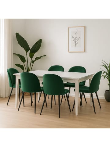 ebuy24 Essgruppe Venedig (7-teilig) Grün 95 x 276 cm