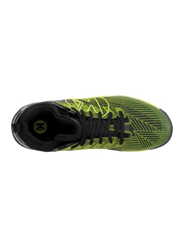 Kempa Hallen-Sport-Schuhe ATTACK MID in schwarz/fluo gelb