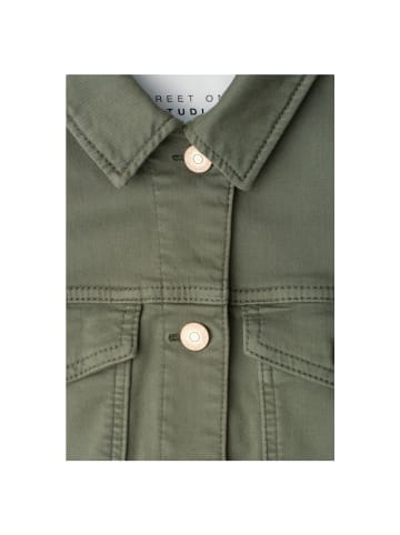 Street One Jeansjacke in olive washed