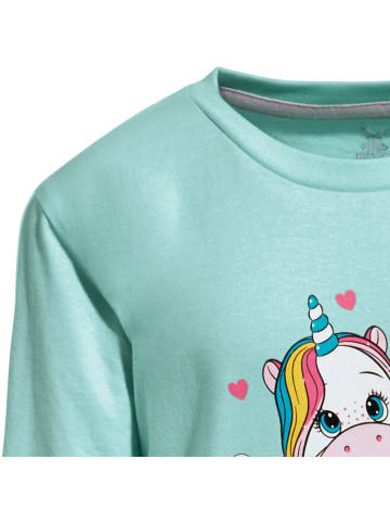 Erwin Müller Single-Jersey Kinder-Schlafanzug in mint