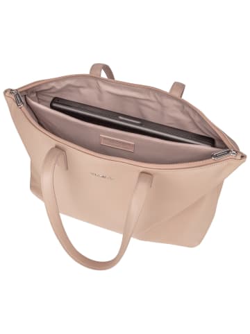 Mandarina Duck Shopper Mellow Leather PC FZT54 in Warm Taupe