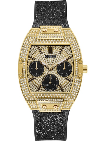 Guess Multifunktionsuhr GW0105L2 goldfarben in schwarz