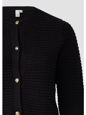 QS Strickjacke  in  9999_schwarz