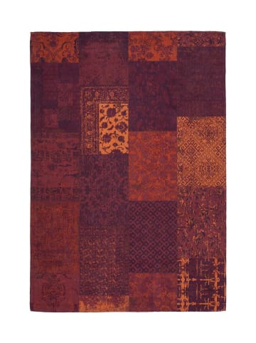 Kayoom Kurzflor Teppich Symphony 160 in rot - rechteckig