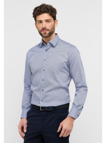 Eterna Langarm Business Hemd für Herren in blau
