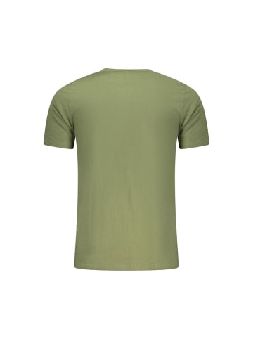 Aeronautica Militare Grünes Baumwoll-T-Shirt