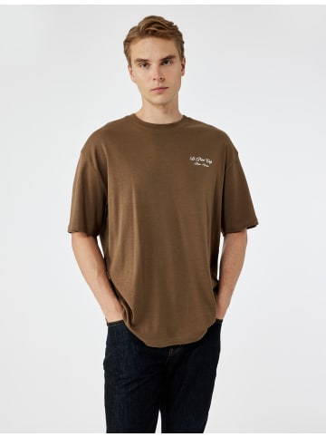 KOTON TSHIRT SS in Kamelfeder