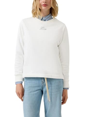 S.OLIVER RED LABEL Sweatshirt in creme