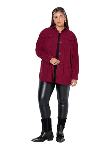 Studio Untold Hemdbluse in weinrot