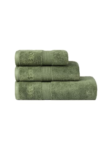 HUGO BOSS home 4er-Set Waschhandschuhe 4er-Set Waschhandschuhe in grün