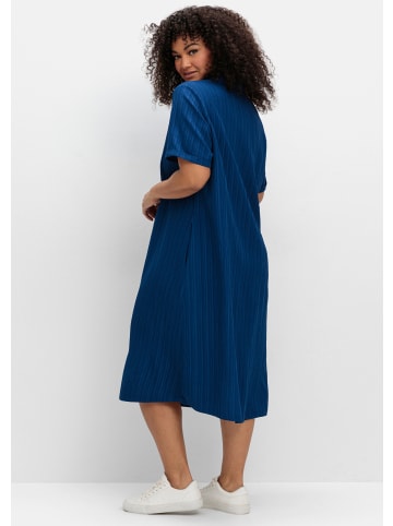 sheego Polokleid in blaubeere