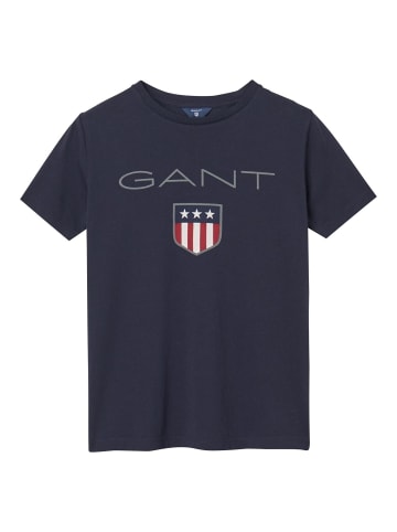 Gant T-Shirt 1er Pack in Dunkelblau