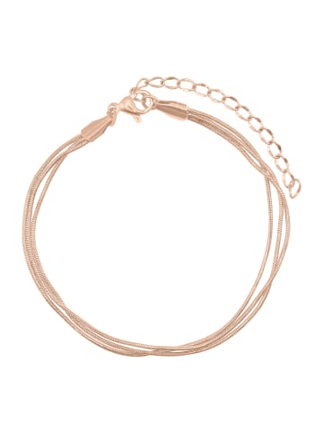 Steel_Art Layering Armband Frauen Arina rose goldfarben in Rosegoldfarben