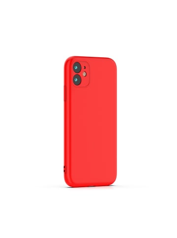 COFI 1453 Silikonhülle mit Kameraschutz kompatibel mit iPhone 16 Rot in Rot