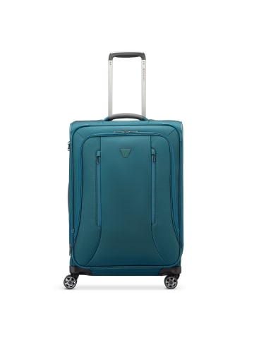 Roncato City 3.0 4 Rollen Trolley M 64 cm mit Dehnfalte in flaschengruen