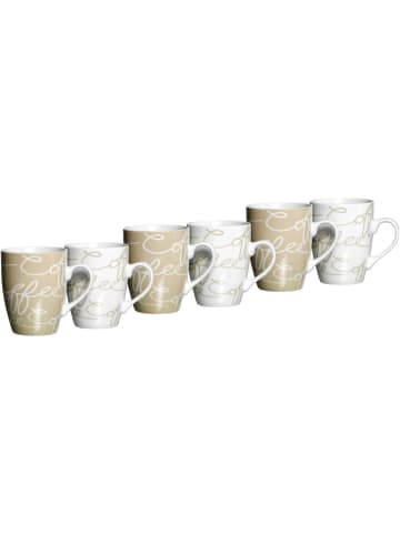 Ritzenhoff & Breker 6er Set Kaffeebecher Cornello 250 ml in bunt