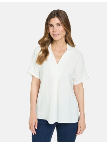 Gerry Weber Bluse Kurzarm in Off-white