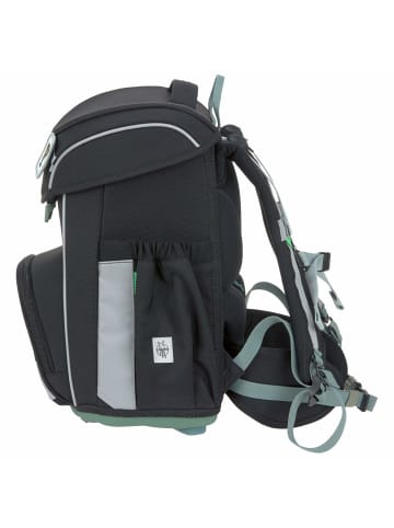 Lässig School Set Slim Unique - Schulranzen Set 7tlg. (Turquoise) in schwarz