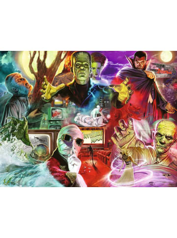 Ravensburger Ravensburger Puzzle 2.000 Teile Universal Monsters in bunt