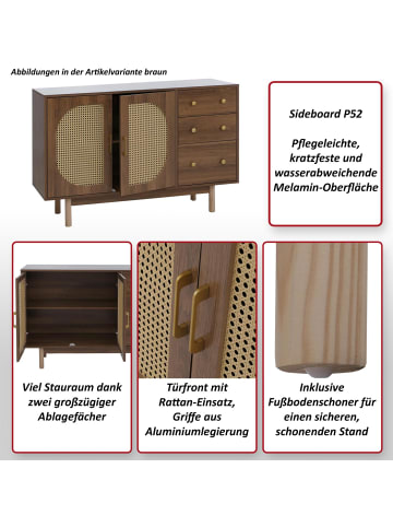 MCW Sideboard P52, Braun