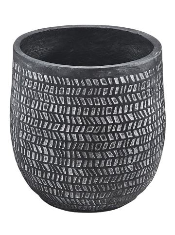 kobolo Blumentopf LAVA26 in Schwarz