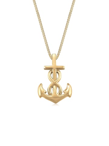 Elli Halskette 925 Sterling Silber Anker, Infinity, Kreuz in Gold