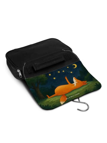 Mr. & Mrs. Panda Beauty Case Fuchs Sterne Design ohne Spruch in Weiß