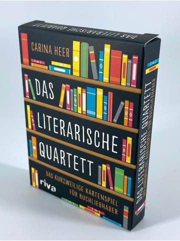 riva Das literarische Quartett | Das kurzweilige Kartenspiel für Buchliebhaber