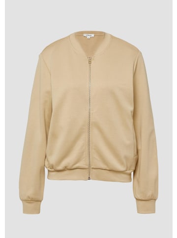 s.Oliver Sweatshirt Jacke in 8401_sandstein