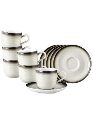 6er Set Espressotassen mit Untertassen Terra in Corso 0,09 l