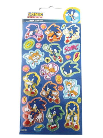 Sonic Sonic the Hedgehog Diamond Hologramm Aufkleber Set
