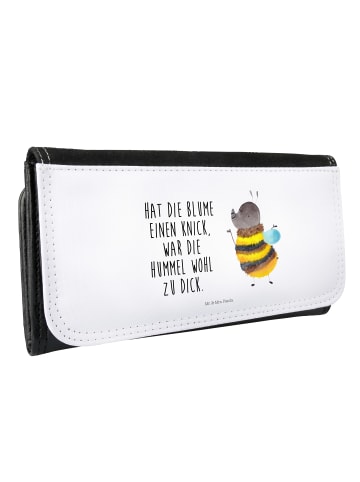 Mr. & Mrs. Panda Damen Geldbeutel Hummel flauschig mit Spruch in Weiß