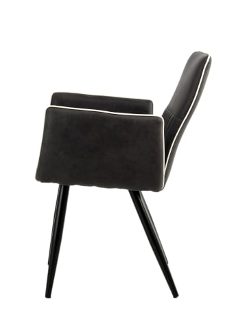 Kayoom Stuhl Penelope 110 2er-Set in schwarz