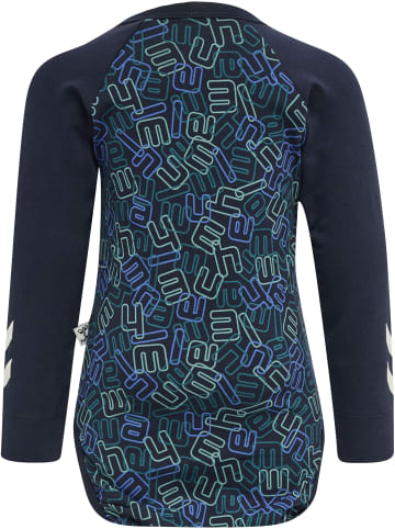 Hummel Hummel Druckknopf Strampler Raglanärmel Hmlolly Lebensstil Jungen in BLACK IRIS
