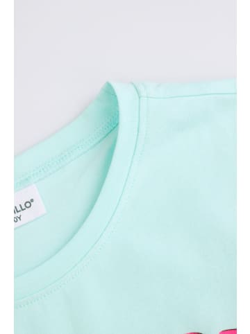 Coccodrillo T-Shirt mit kurzen Ärmeln in in Minzfarbe