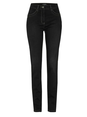 Slim Fit Jeans für Damen in Schwarz