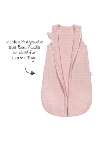 Makian Musselin-Schlafsack - Puderrosa in rosa