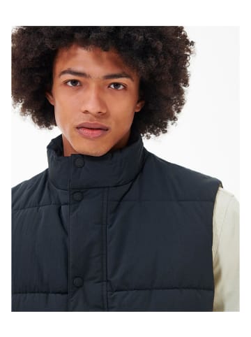 Barbour Glacial Weste in Schwarz